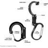 HERO CLIP MINI Hero Clip Mini Carabiner Shaped Hook Back