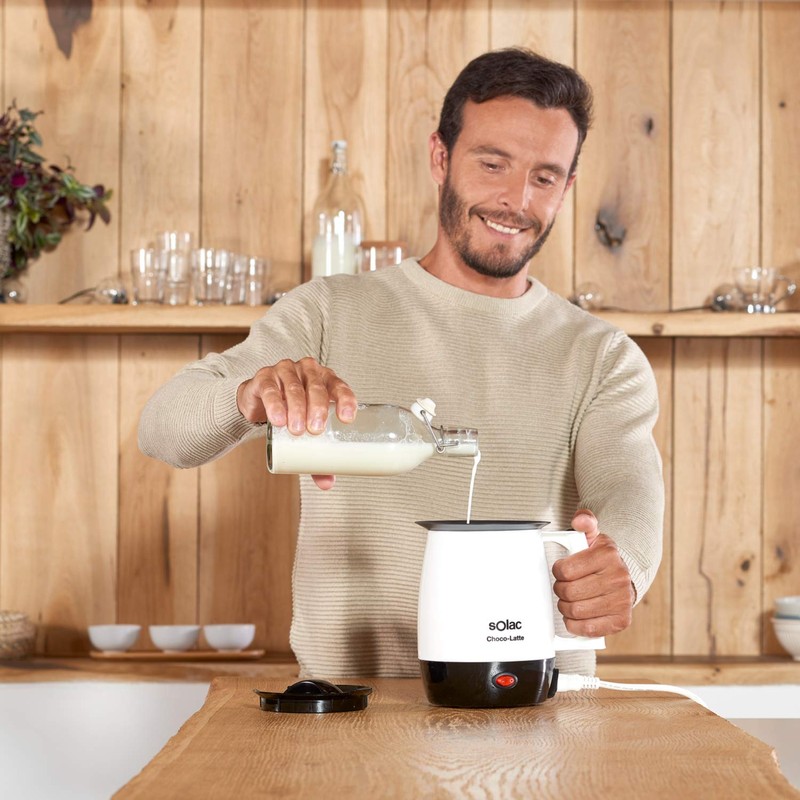 Solac MH9100 Choco Latte Heats Milk, Plastic, White