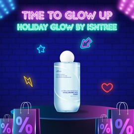 ISNTREE Ultra-Low Molecular Hyaluronic Acid Toner 300ml, 10.14 fl.oz | Korean Skincare | Quick Absorbing | Deep Hydration & Skin Smoothing | Vegan & Fragrance-Free