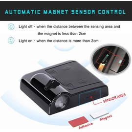 Lingzhong for Honda Car Door Logo Projector Lights,Ghost Shadow Light Welcome Courtesy Light Fit Most Car (2PCS), 24L-YBD-1