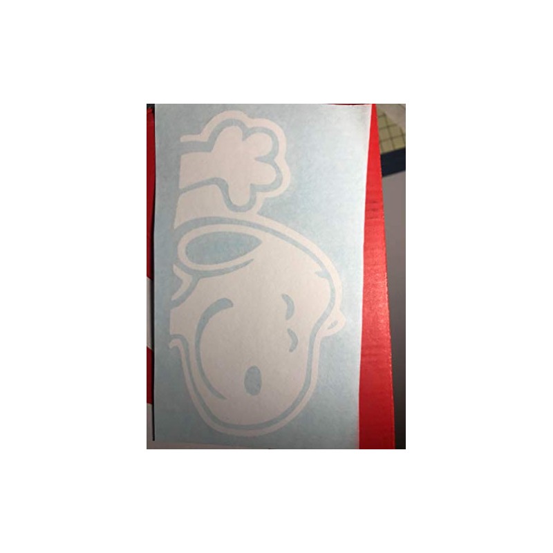 LimelightVinyl.com Snoopy Waving Hi Car Sticker Decal