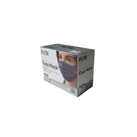 FLTR General Use Face Mask, Black, 75 count (75), 75 Count (Pack of 1), Blue, Black