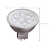 Satco Lighting S9496-6.5 Watt Dimmable MR16 Low Voltage LED Light