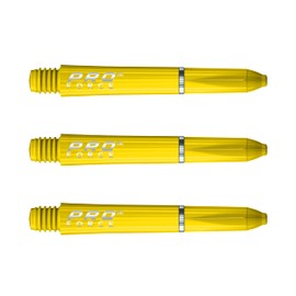 WINMAU Pro-Force Yellow Short Nylon Ring Grip Dart Stems - 1 set per pack (3 shafts in total)