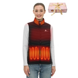 Thermo Beast Heated Vest Women with Battery Pack Included, 4-Zone Electric Heating for Winter Outdoor, for Golf, for Work
