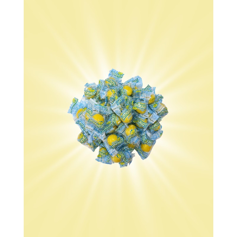 Lemon Candy - Lemonheads Candy Bulk - Hard Individually Wrapped