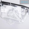 TINYAT Women's Waist Pouch, Transparent, Small, Clear Bag, Shoulder Bag,