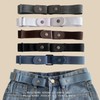 No-Buckle Elastic Spandex Belt for Jeans & Pants - Waist Reducer & Repair Band - Unisex GG-491 NO.2 30ea