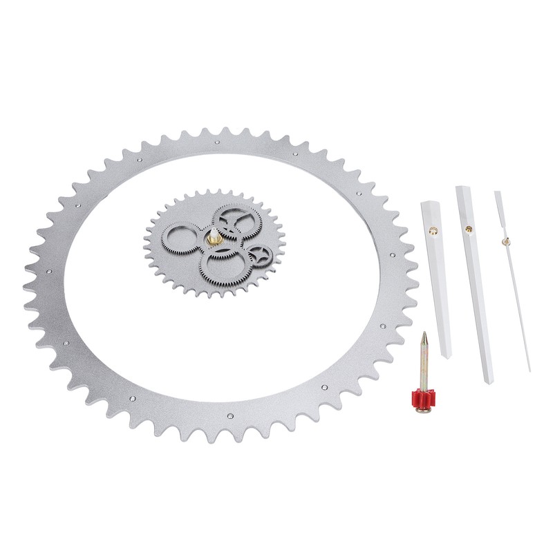 Simple Wall Clock Hollow Gear Frameless Design Hanging Clock with