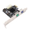 PCIe to PS/2 Adapter Card MCS9990CV Chip Built in USB2.0