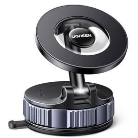 UGREEN Soporte para Celular Automóvil Magsafe con Vacío | 360° Ajustable Porta Celular para Auto, Plegable Soporte Magnético para Celular Compatible c