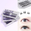 Muse Day 노글루속눈썹 뮤즈데이 원터치속눈썹 당일치기 셀프 연장 가닥 노글루연장