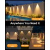 JOFIOS Solar Fence Lights Outdoor, 8 Pack, 50LM Ultra Bright,