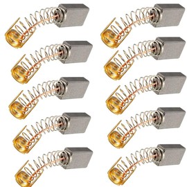 Pack of 10 Carbon Brushes Motor Carbons, Motor Carbon Pencils, Carbon Brushes for Electric Motors, 13 mm x 8 mm x 5 mm Motor Carbon Brushes for Power Tool