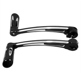 XMMT Pair Heel Toe Shift Lever Shifter Peg for Harley Touring FLT FLH Models 1997-2023，Black
