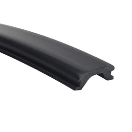 LPC RV Camper Trailer 5/8" x 100' Black Vinyl UVF Insert Trim Mold Flexible Screw Cover