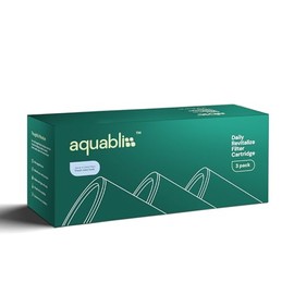 AquaBliss High Output Shower Filter Replacement Cartridge – Reduces Chemicals & Chlorine, Restores pH Balance, Glowing Skin, Strong Nails & Shimmering Hair – 3-Pack (SFC100)