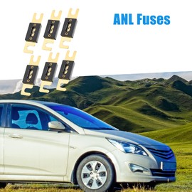 A ABSOPRO ANL Fuses Car Motorcycle Boat Audio 8x1.9x0.8cm 450A Fuse (Set of 6)