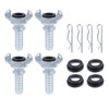 3/4 Inch Hose Barb Chicago Air Hose Fitting 4Pcs, Universal