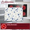 Daisy Electric Stove Top Cover Protector,Blue Cornflower Glass Flat Top