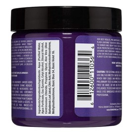 MANIC PANIC MANIC PANIC Classic Electric Amethyst Semi Permanent Hair Color - Bright Purple Hair Dye for Women & Men That Lasts 4-6 Weeks - Vegan, Ammonia & Cruelty-Free - Create & Mix Custom Shades (4oz / 2pk)