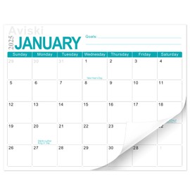 Magnetic Calendar for Fridge, 11.8"x 10", Monthly Refrigerator Calendar from Jan.2025 - June.2026, Calendar 2025-2026 Prefect for Planning