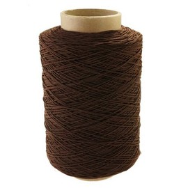 GLAVIS Rubber Catan Thread for Extensions (Polyurethane, Made in Japan), Approx. 286.4 ft (780 m) Brown