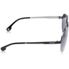 Carrera Men's CA1005/S Pilot Sunglasses, Ruthenium Black Matte Black/Gray Blue,