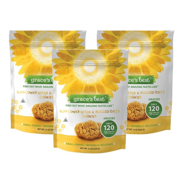 Grace's Best Sunflower Cookies, 12oz - Pack of 3