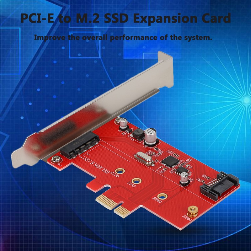 Desktop PCI-E to M.2 SSD Expansion Card SATA3.0 Solid State