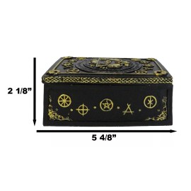 Astrology Psychic Eye Of Providence Sacred Symbols Wicca Tarot Cards Trinket Box