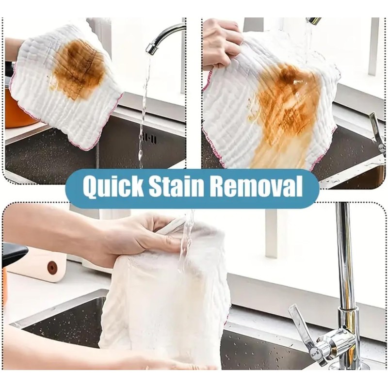 Reusable Jumbo Cleaning Cloths, Dish Cloths for Washing Up 20