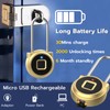 Dhiedas Fingerprint Padlock - Locker Lock Combination Lock with Fingerprint