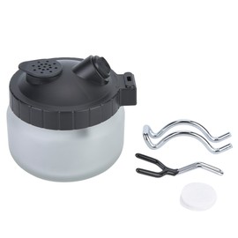 Airbrush Cleaning Pot  Glass Steel and Plastic Made Paint Cleaning Jar(Matte Pot)