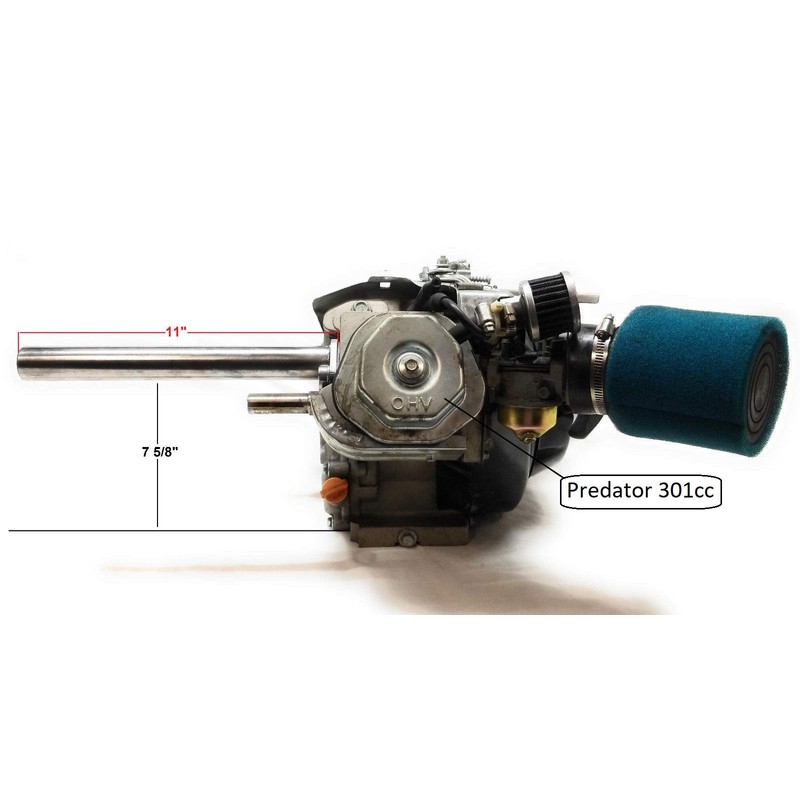 Header Exhaust Pipe for Go Kart Predator 301cc & 420cc,