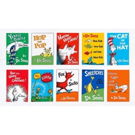 Unbranded Dr. Seuss Fabric Panel - Sewing Quilting - 100% Cotton - Cat in the Hat Horton