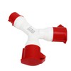 Y Shaped Industrial Plug IP44 Waterproof Industrial Socket Connector Site