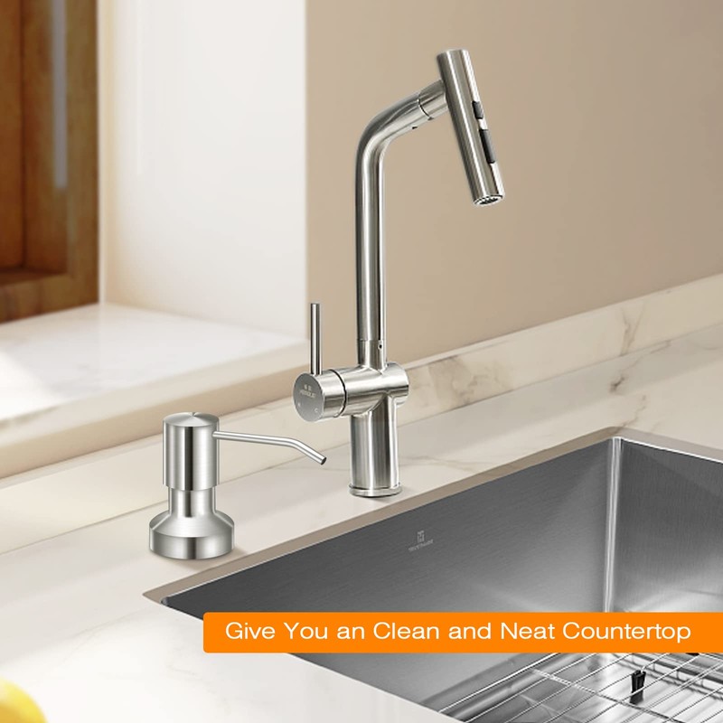 Sink Soap Dispenser for Kitchen Sink, Countertop Built in Sink