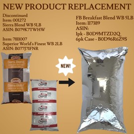 Farmer Brothers Coffee, Whole Bean Coffee, 5LB, Replaces 1272 (One Bag, Breakfast Blend)