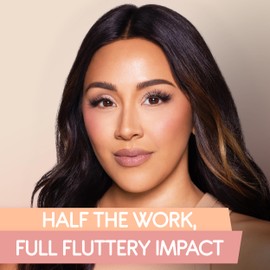 Ardell Naked Half Lashes 435 – Delicately Handcrafted Half Eyelashes Wispy Cat Eye Lashes Strips Fake Eyelash Strip for Natural Lift, 5 Pairs, 1 Pack