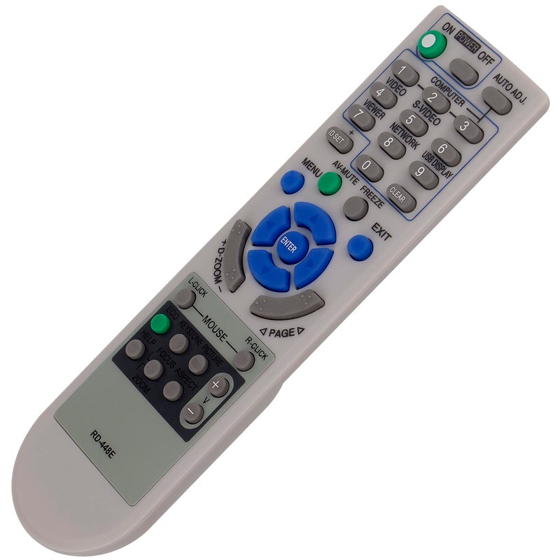 Allimity Replacement Remote RD-448E fit for NEC Projector NP Series