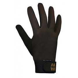 Mens & Ladies 1 Pair MacWet Long Climatec Sports Gloves In 4 Colours - 9.5 Unisex - Brown