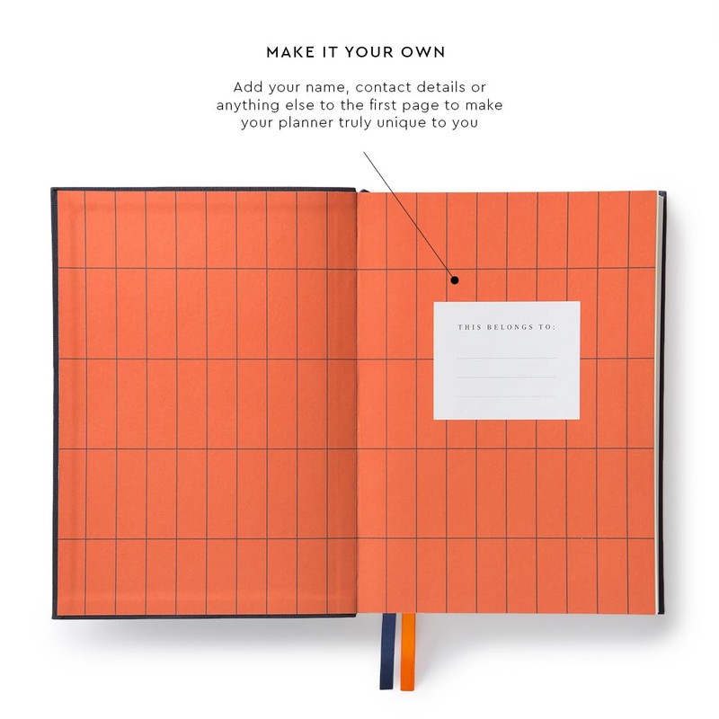 Undated Daily Planner Notebook | To Do Lists Hourly Schedule
