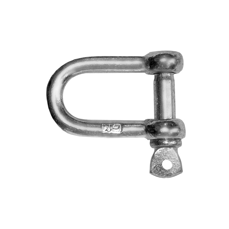 8mm Dee Shackle Chain Link D Shackles Galvanised Steel Zinc