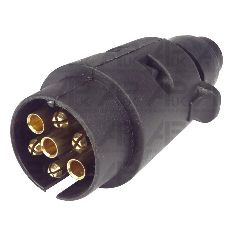 APUK 10x Trailer 7 Pin Plug 12V Male Replacement for