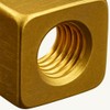 WINDON BAY 5/16" Brass Square Nuts – 10 Pack |