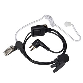 HYSHIKRA Walkie Talkie Earpiece with Microphone Compatible for Motorola DP1400 CP040 GP300 GP88 Radio for Security Bodyguard (1 Pack)