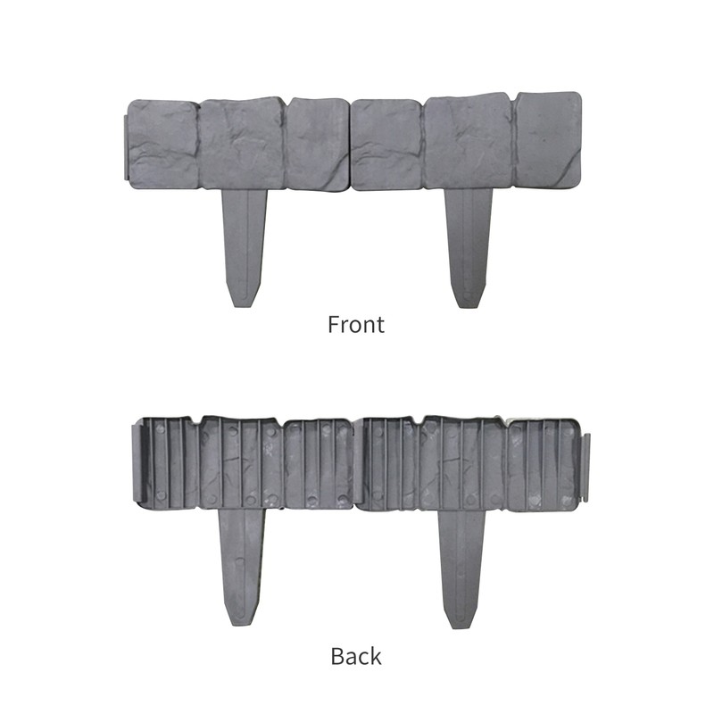 Garden Fence Decorative Plastic Fence Recyclable Plastic Barrier Environmental Protection