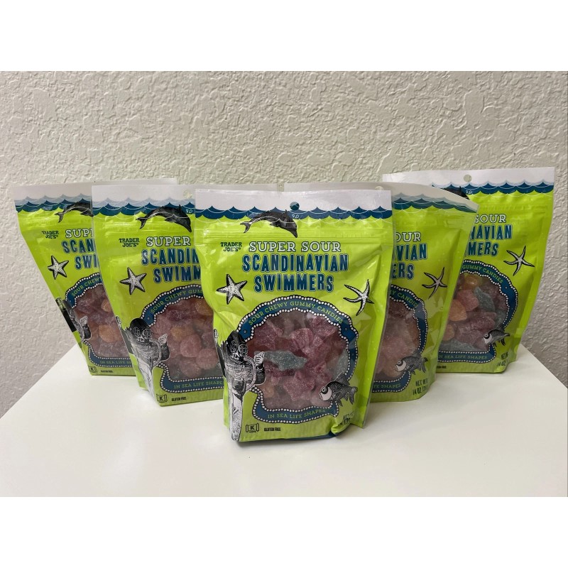 Trader Joe's 5 Pack Trader Joe's Super Sour Scandinavian Swimmers