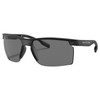 Native Eyewear Men's XD9048 Ridge-Runner Crest Rectangular Sunglasses, Matte Black/Grey